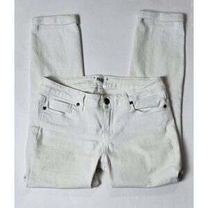 Paige Kylie Crop White Denim Jeans Womens Size 29